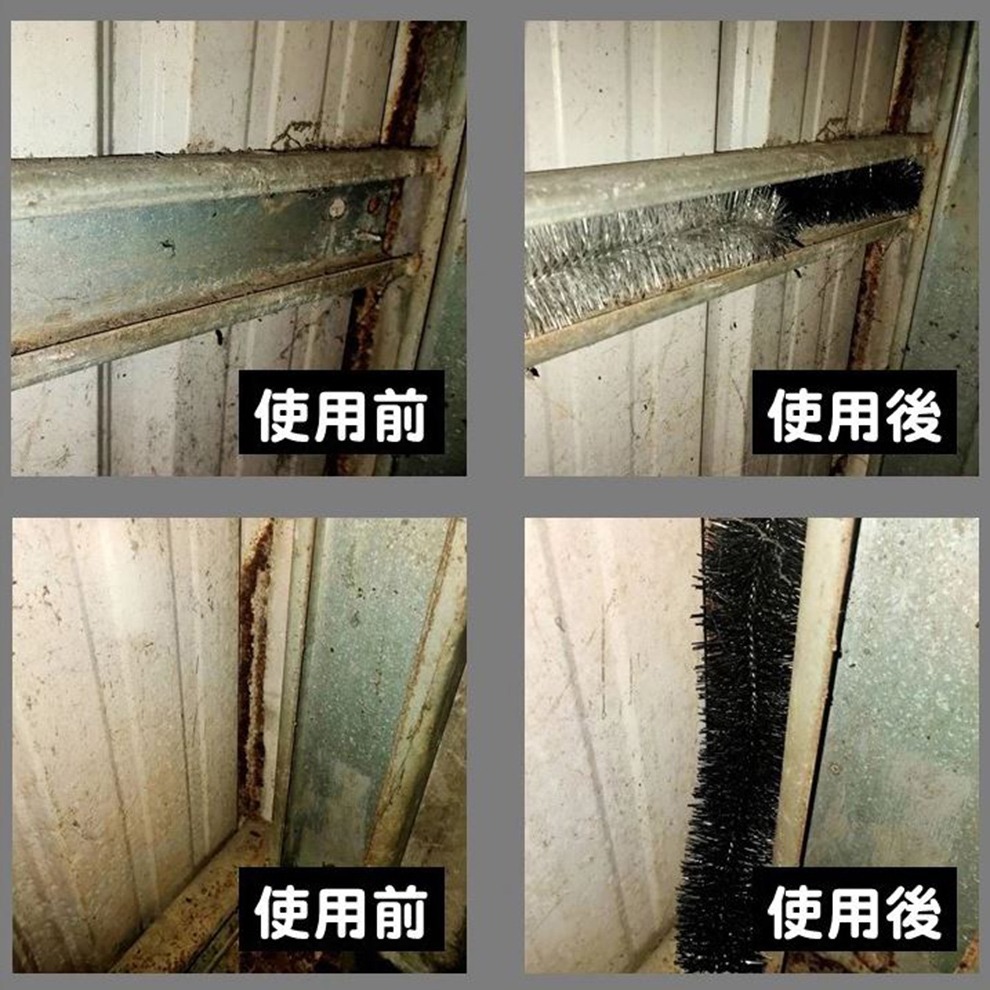 【實體店面現貨】防鼠刺刷 304不鏽鋼絲 防老鼠 防鳥 防蛇 防鼠刺 尼龍刷 防鼠刷子 堵鼠洞 捕鼠器 捕鼠 老鼠-細節圖4