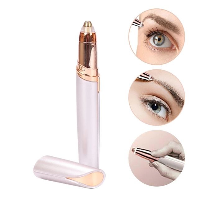 【24H出貨 台灣現貨】無痕 修眉筆 修眉器 口紅造型 迷你 電動 修眉毛器 口紅修眉器 修眉儀 修眉毛 剃眉毛器-細節圖4