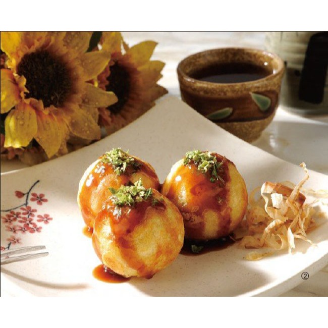 【實體店面現貨 免運 買就送圓籤 】獅子心 日式 章魚燒機 章魚燒 附食譜 油刷 章魚燒叉 LSG-129 附發票-細節圖3