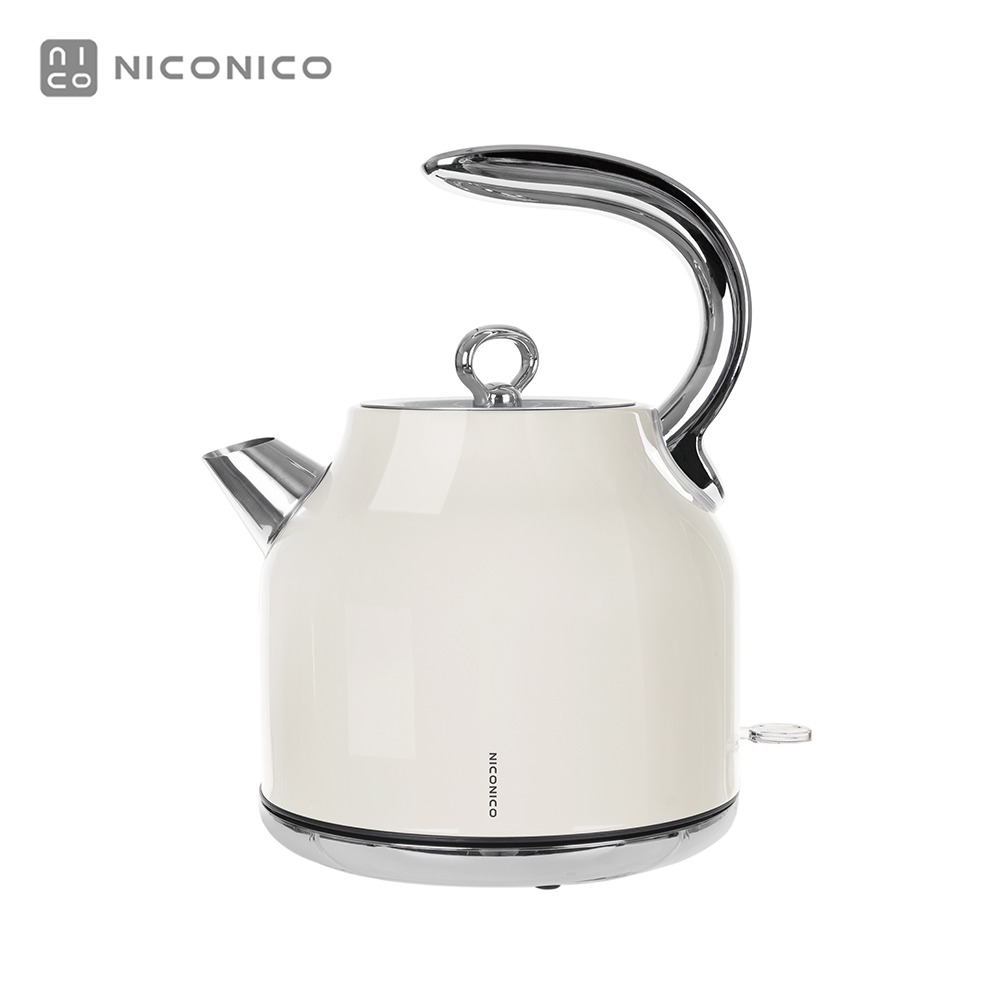 【實體店面現貨】復古美型不鏽鋼快煮壺 1.7L 快煮壺 電熱壺 304不鏽鋼 熱水壺 NI-L2304-細節圖3