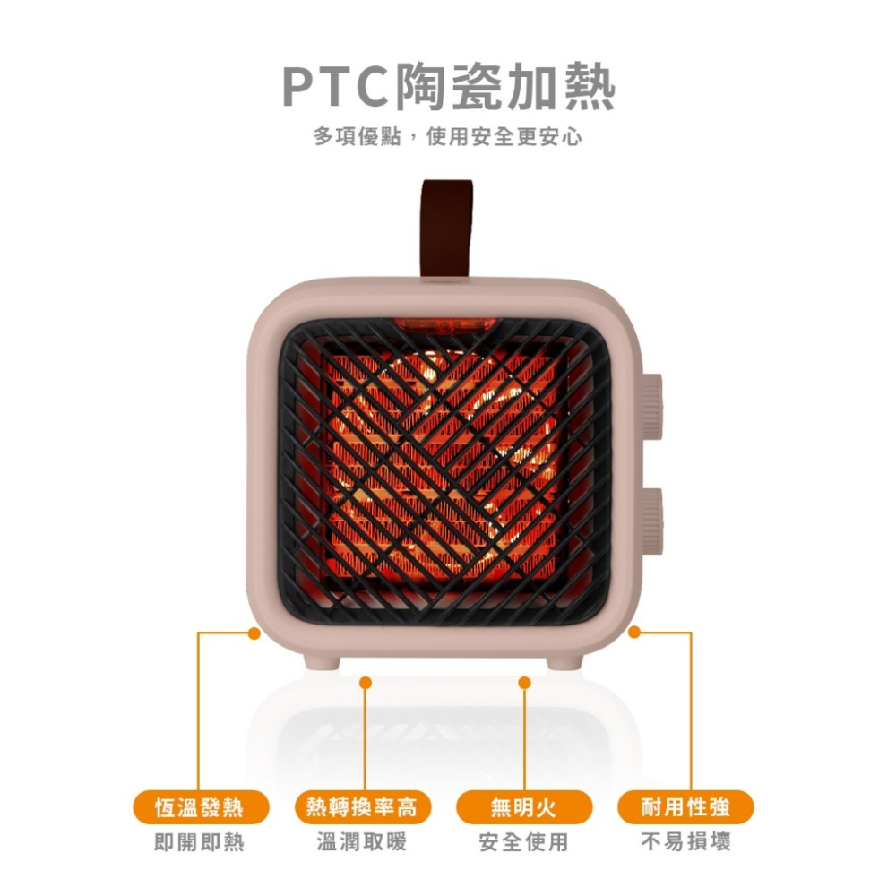 【實體店面現貨】歌林KOLIN 陶瓷電暖器 桌上電暖器 暖風機 辦公室 速暖 防傾倒 KFH-SD2574-細節圖2