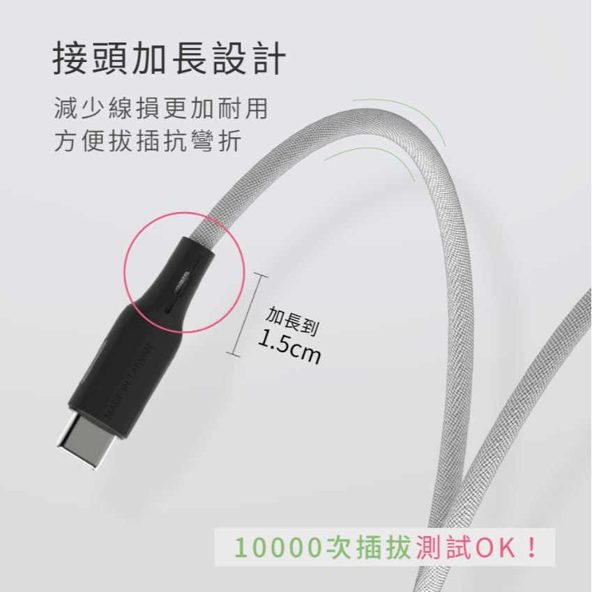 【實體店面現貨】KINYO USB-A TO TYPE-C 磁吸充電傳輸線 USB-C915 傳輸線-細節圖7
