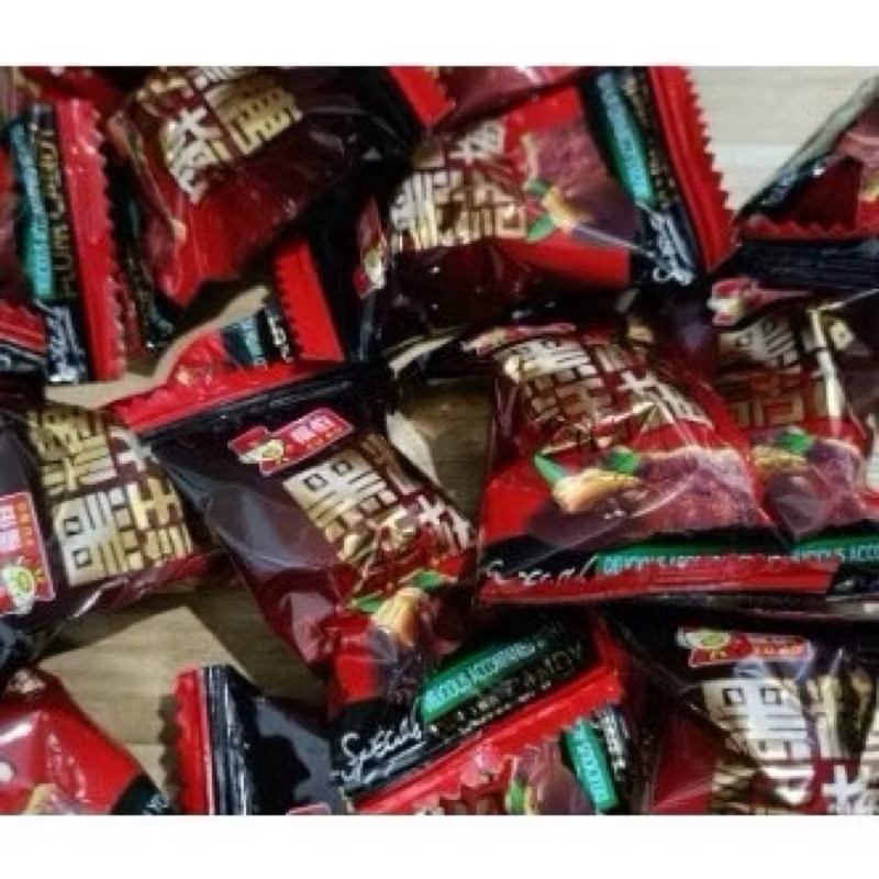 ￼日日旺福伯黑糖話梅糖600g-(素)-細節圖2