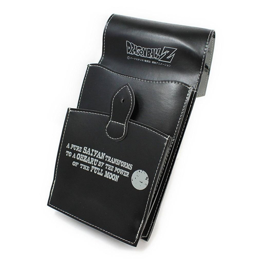 日版 ドラゴンボール 七龍珠  大猩猩款 黑色人工皮革 側腰包 IPHONE7 PLUS  5.7吋手機可用-細節圖2