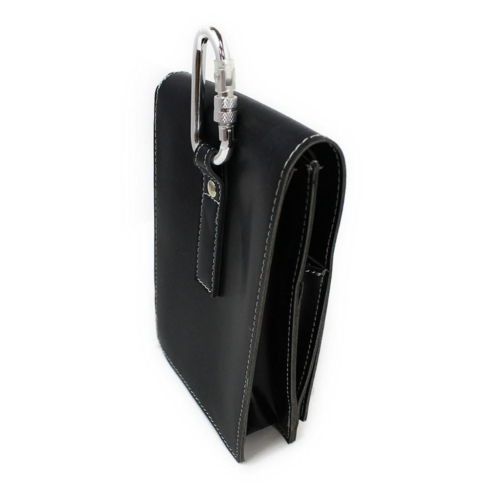 日版 ドラゴンボール 七龍珠  大猩猩款 黑色人工皮革 側腰包 IPHONE7 PLUS  5.7吋手機可用-細節圖3