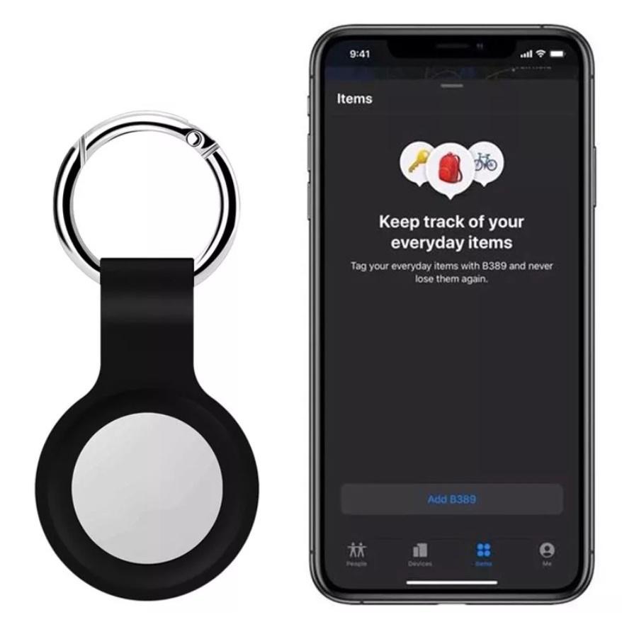 瑞克倉庫✱ APPLE AirTag 鑰使圈矽膠保護套 定位器 兒童寵物定位器 AirTag保護殼-細節圖4
