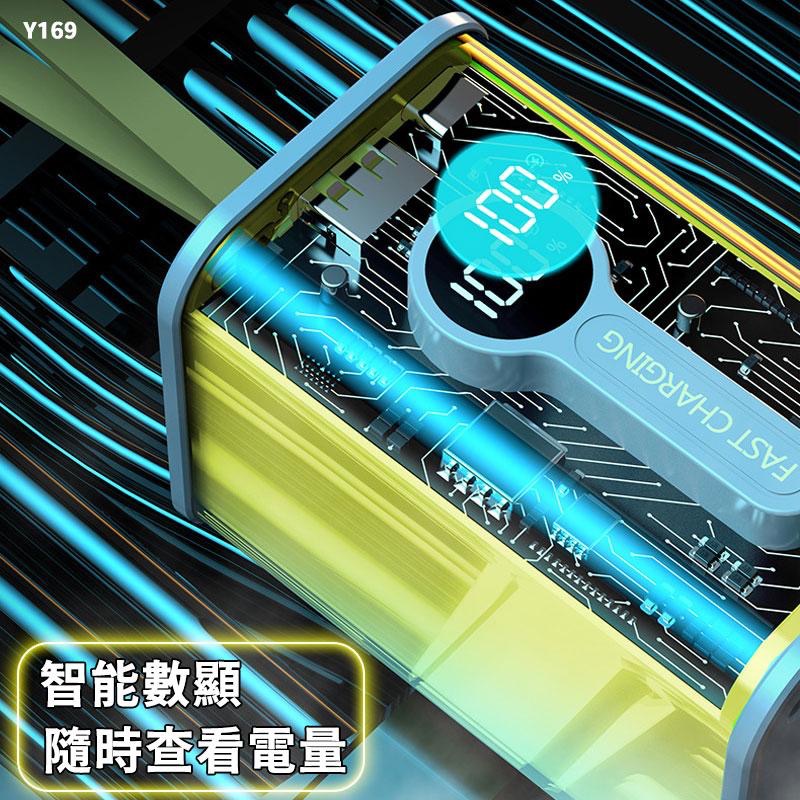 瑞克倉庫✱ 賽博龐克風 透明科技 快充 行動電源 20000mAh PD20W快充 工業風 科技感-細節圖5