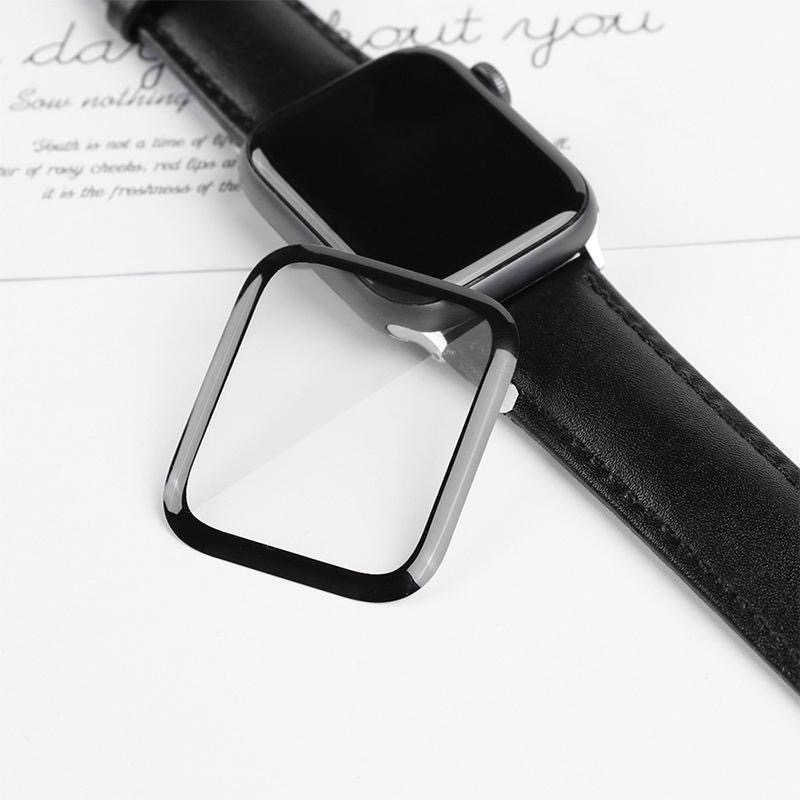 瑞克倉庫✱Apple watch 3D曲面碳纖維軟性保護貼 iwatch apple watch 8~ 1(全系列)-細節圖4