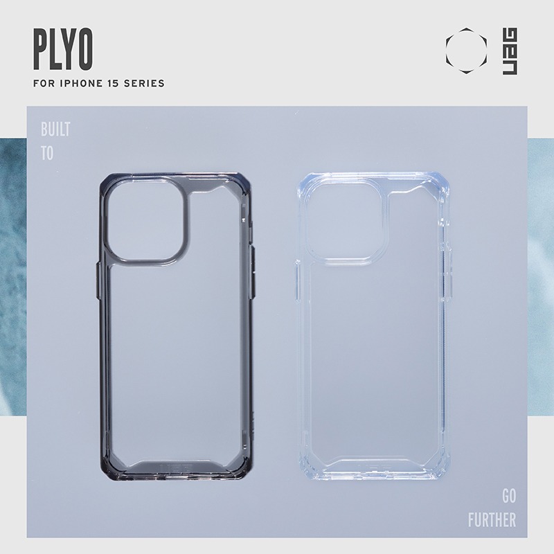 【UAG】 PLYO 抗衝擊軍規防摔殼 全透明 極透明 Magsafe磁吸 透明殼 手機殼  iphone15 系列-細節圖11