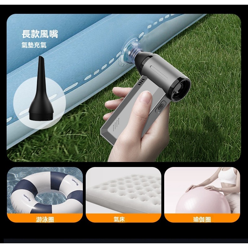 瑞克倉庫✱暴力吹塵扇 渦輪風扇 吸吹兩用吸塵器  強力風扇 吹塵器 吸塵器 手持風扇-細節圖3