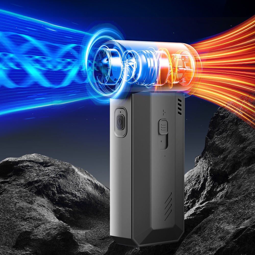 瑞克倉庫✱暴力吹塵扇 渦輪風扇 吸吹兩用吸塵器  強力風扇 吹塵器 吸塵器 手持風扇-細節圖5