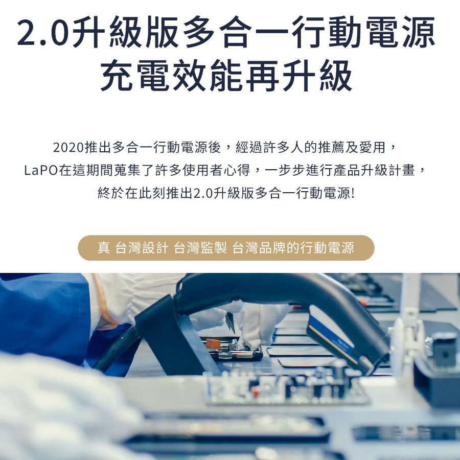 瑞克倉庫✱ LAPO二代萬能充行動電源-細節圖4