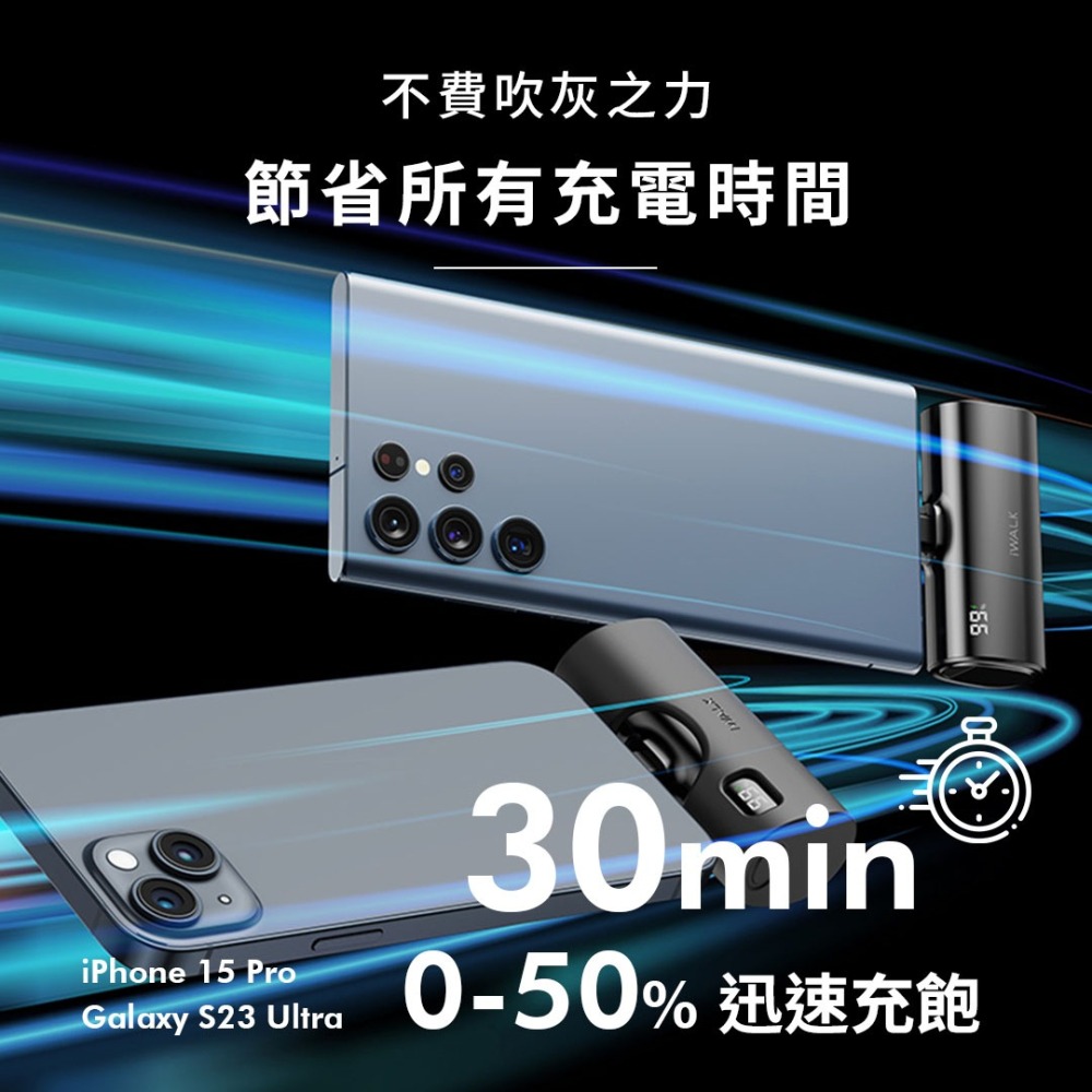 【iWALK】Twins雙頭口袋行動電源-細節圖6
