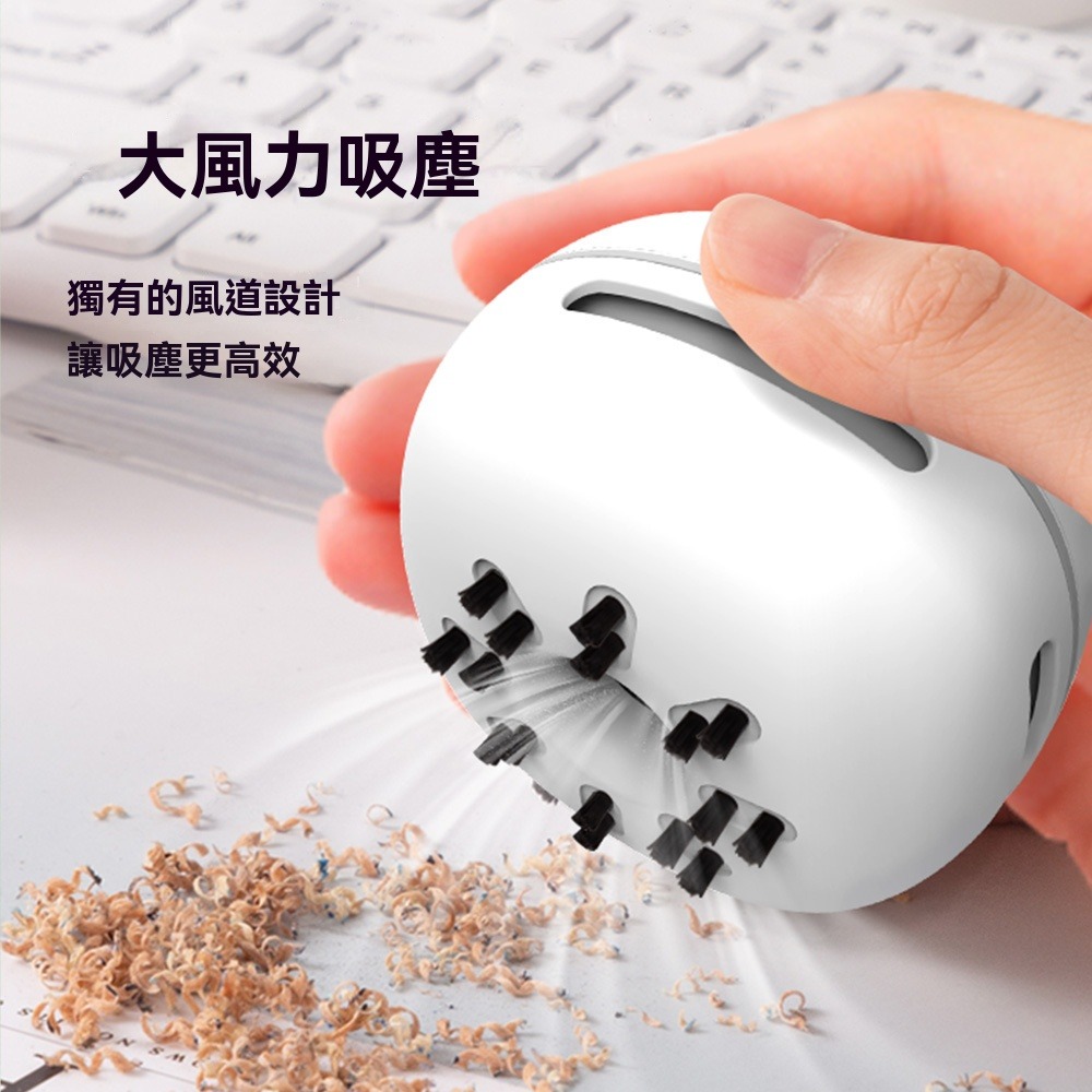【瑞克倉庫】MINI 桌面吸塵器 迷你吸塵器 桌面吸塵器 小吸塵器 鍵盤迷你清潔器 USB吸塵器-細節圖2