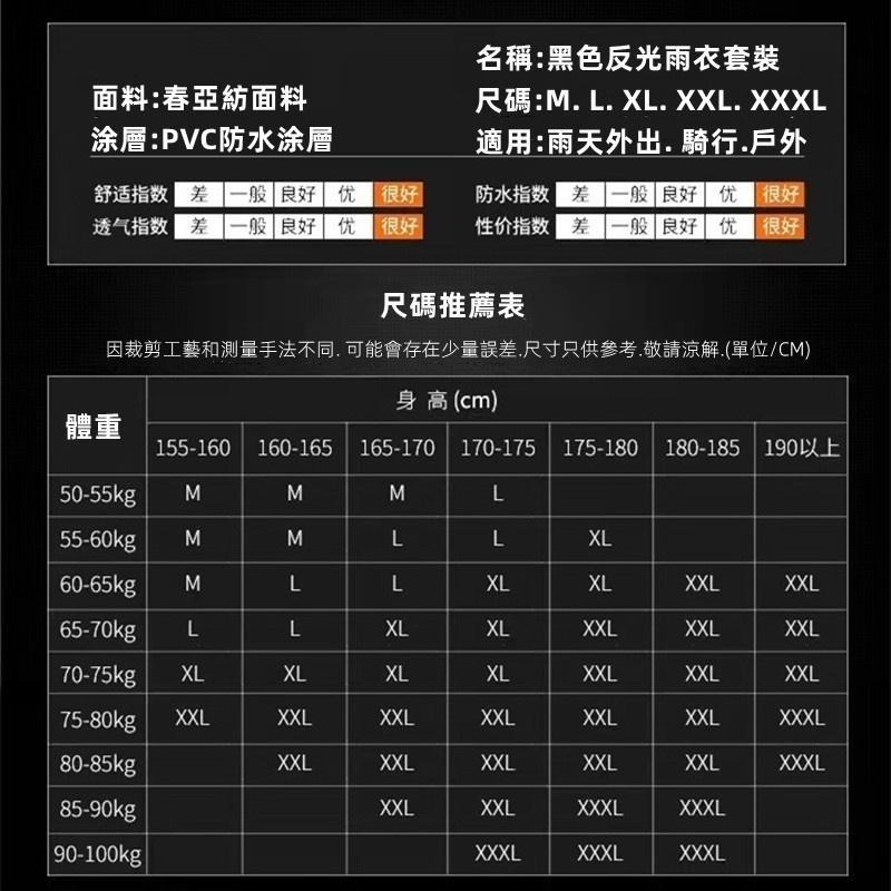 兩件式雨衣 🔥平價現貨🔥機車雨衣 摩托車雨衣 戶外雨衣 時尚潮流雨衣 雨衣兩截式 反光機車雨衣 雨衣 雨衣套裝-細節圖9