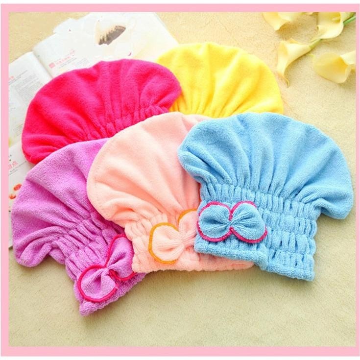 加厚珊瑚絨乾髮帽 🔥平價現貨🔥 珊瑚絨乾髮帽 擦髮帽 包頭巾 乾髮毛巾 吸水帽 浴帽 擦髮浴帽 珊瑚絨毛巾-細節圖3