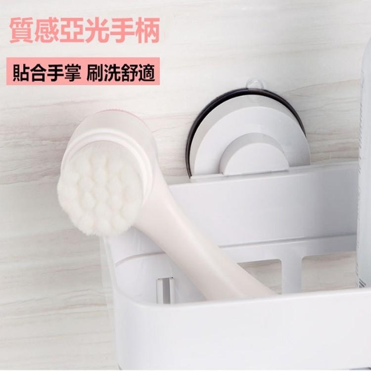 雙頭軟毛洗臉刷 🔥平價現貨🔥3D雙面洗臉刷 深層清潔刷 臉部洗刷  軟毛刷 潔顏刷 潔面刷 洗臉刷 洗臉儀-細節圖7