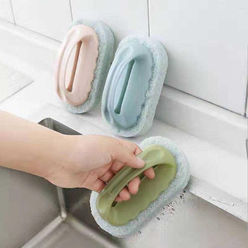 海綿刷 🔥平價現貨🔥 菜瓜布 百潔布 海棉刷 清潔刷 洗碗刷 鍋刷 海綿 刷子 地板刷 海綿清潔刷 強力刷 海綿擦-細節圖4