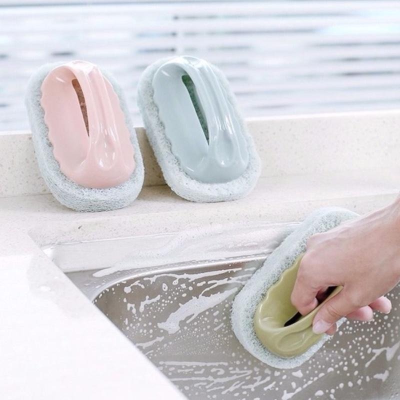 海綿刷 🔥平價現貨🔥 菜瓜布 百潔布 海棉刷 清潔刷 洗碗刷 鍋刷 海綿 刷子 地板刷 海綿清潔刷 強力刷 海綿擦-細節圖5