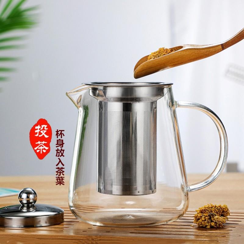 玻璃泡茶杯 🔥平價現貨🔥 玻璃泡茶壺 泡茶杯 泡茶壺 沖茶器 沖泡壺 公道杯 耐熱玻璃 過濾泡茶杯 玻璃杯 耐熱杯-細節圖2