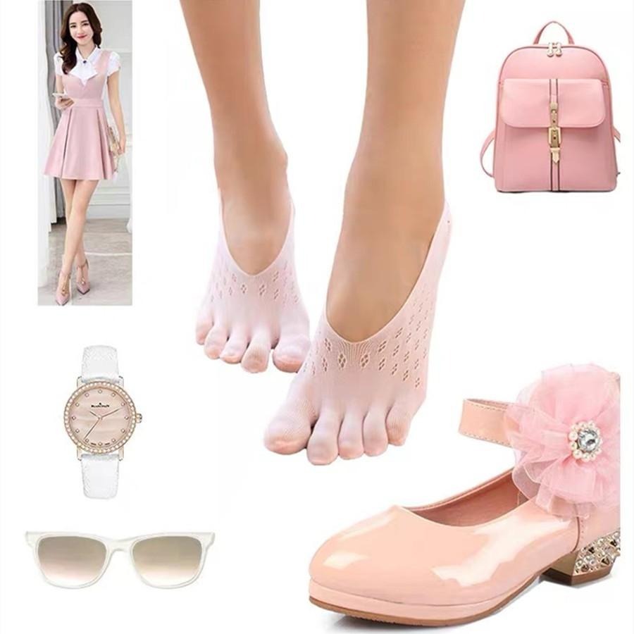 五趾透氣襪 🔥平價現貨🔥女襪 隱形襪 透氣襪 交叉性感隱形襪 五指襪船襪 分趾襪 五指襪 五指隱形襪 透氣襪-細節圖2