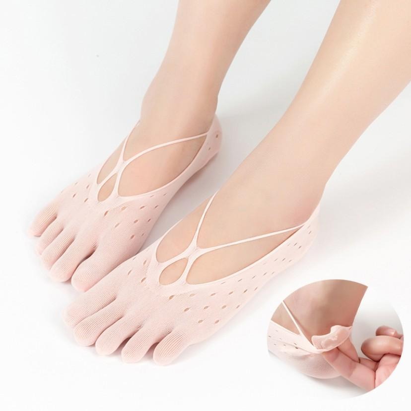 五趾透氣襪 🔥平價現貨🔥女襪 隱形襪 透氣襪 交叉性感隱形襪 五指襪船襪 分趾襪 五指襪 五指隱形襪 透氣襪-細節圖3