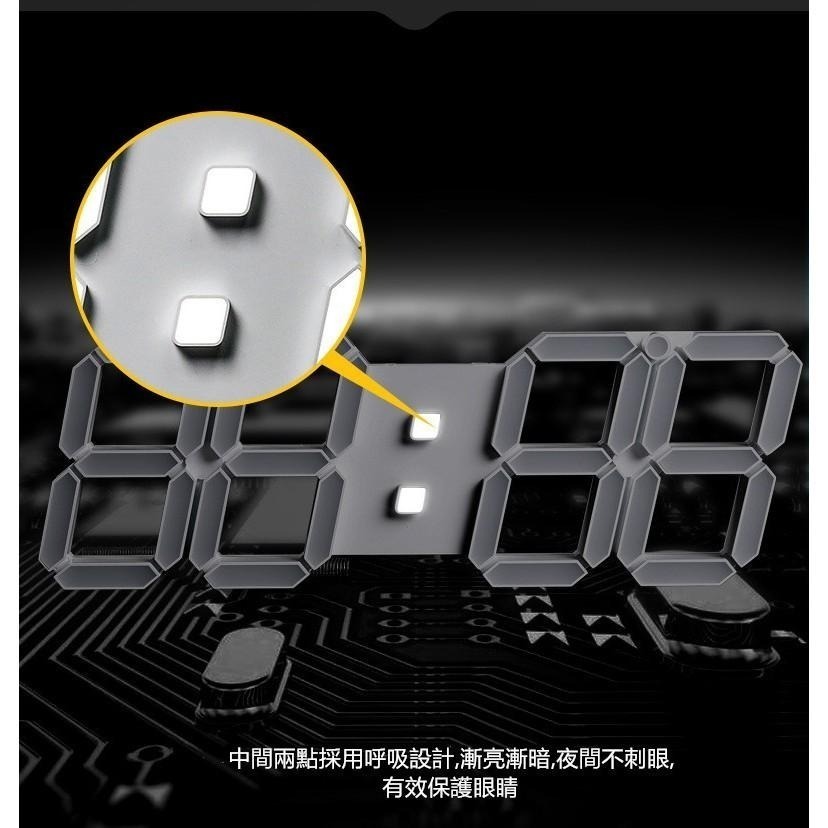 大型LED數字時鐘 🔥平價現貨🔥萬年曆時尚掛鐘 客廳掛鐘 時鐘 數字鐘 電子鐘 3D數字時鐘 科技電子鐘 LED-細節圖5