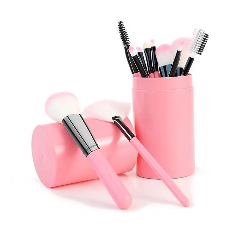 12件化妝刷套裝 🔥平價現貨🔥化妝刷 刷具 刷具組 化妝刷 化妝套刷 刷具 刷具組 粉底刷 腮紅刷 眼影 唇刷 眉刷-細節圖3