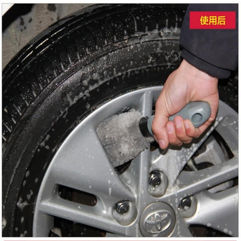 輪框清潔刷 🔥平價現貨🔥汽車輪刷 洗車清潔刷 輪胎鋁圈刷子 輪圈刷 輪框刷 輪框刷 萬用刷 刷子 鋁圈刷 鋼圈刷-細節圖7