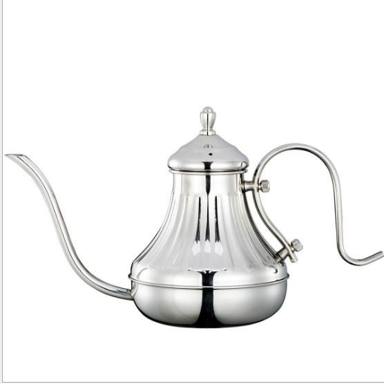 古典手沖壺 🔥平價現貨🔥304不鏽鋼 手沖咖啡壺 650ml 手沖咖啡壺 手沖壺 漏長嘴細口 宮廷壺 細口壺 咖啡壺-細節圖4