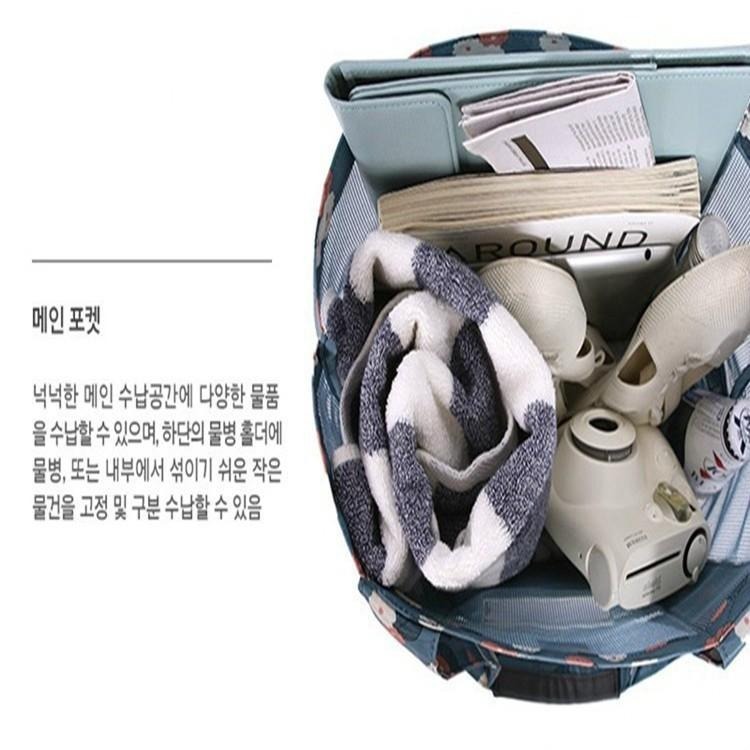 大容量沙灘包 🔥平價現貨🔥旅行收納袋 購物袋 收納包 手提包 單肩包 沙灘網袋 玩具收納袋 摺疊收納袋 旅行網袋-細節圖5