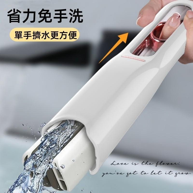 迷你小拖把🔥平價現貨🔥乾濕兩用 免手洗拖把 便攜拖把 迷你海綿拖 迷你清潔拖把 擦玻璃神器 免手洗拖把 懶人拖把-細節圖2