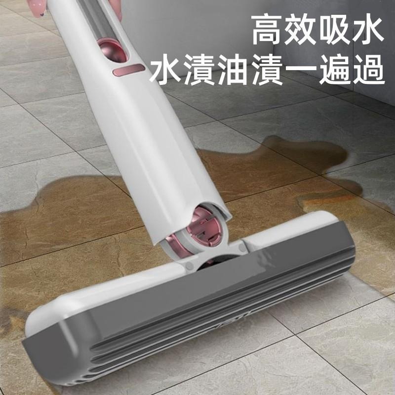 迷你小拖把🔥平價現貨🔥乾濕兩用 免手洗拖把 便攜拖把 迷你海綿拖 迷你清潔拖把 擦玻璃神器 免手洗拖把 懶人拖把-細節圖3