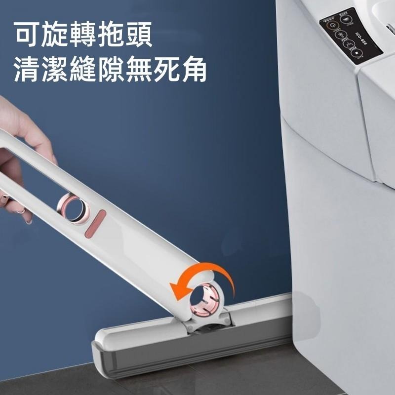迷你小拖把🔥平價現貨🔥乾濕兩用 免手洗拖把 便攜拖把 迷你海綿拖 迷你清潔拖把 擦玻璃神器 免手洗拖把 懶人拖把-細節圖5