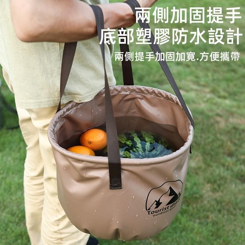 摺疊水桶🔥平價現貨🔥水桶 露營水桶 手提水桶 可折疊水桶 旅行水桶 圓形折疊水桶 泡腳桶 戶外水桶 釣魚桶-細節圖8