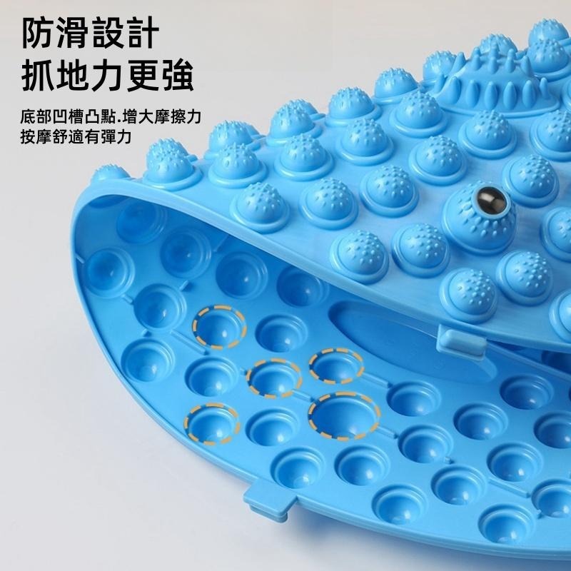 腳底按摩墊🔥平價現貨🔥指壓板 磁石指壓板 健身按摩墊 慢跑指壓板 圓形加大加厚腳底刺激 穴道按摩運動慢走地墊-細節圖8