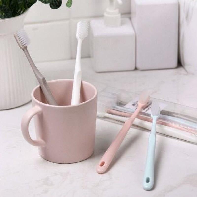 牙刷🔥平價現貨🔥無印良品軟毛牙刷 學生成人通用小頭牙刷 四支裝便攜式家庭旅行組合套裝-細節圖2