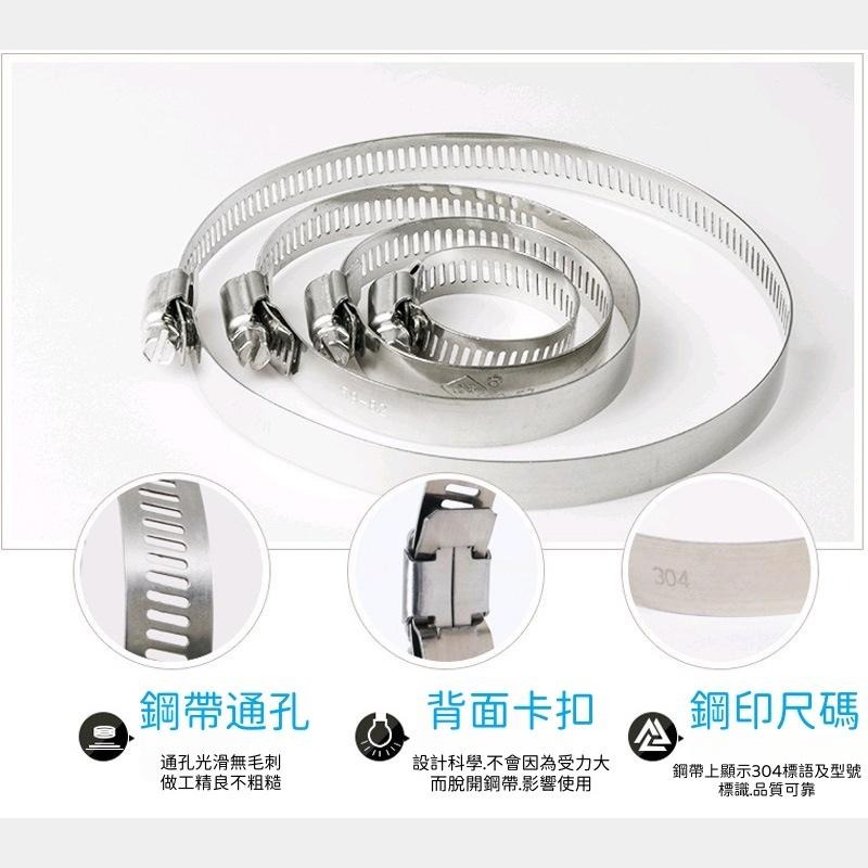 不鏽鋼十字喉箍🔥隔日到貨🔥304不銹鋼 手擰卡箍管束 多種規格 油管夾 管束 管夾 管箍 束環 水管束環 卡箍 喉箍-細節圖5