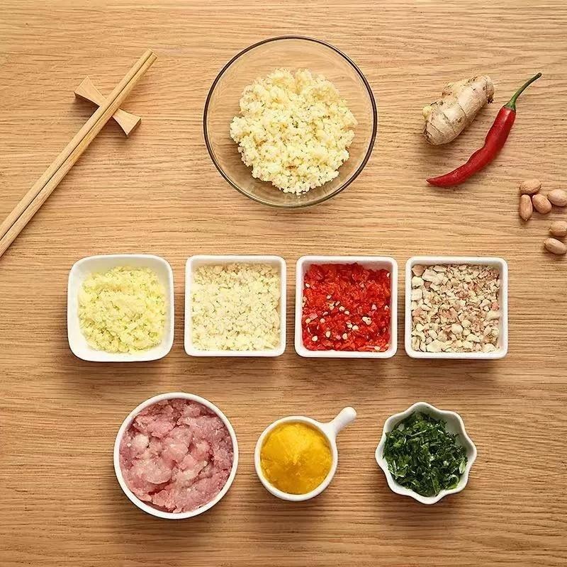 手拉切碎器🔥隔日到貨🔥手拉式切蒜器 切菜器 絞肉器 蒜泥機 蒜蓉器 攪拌器 拉繩式切菜機 食物調理器-細節圖7