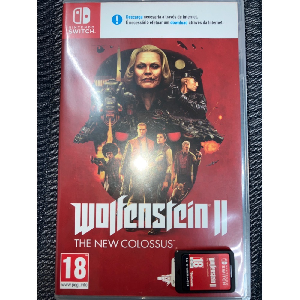 《全新&二手 現貨速寄》NS Switch 德軍總部 2：新巨像 中文版 槍戰 第一人稱 全新商品未拆-規格圖1