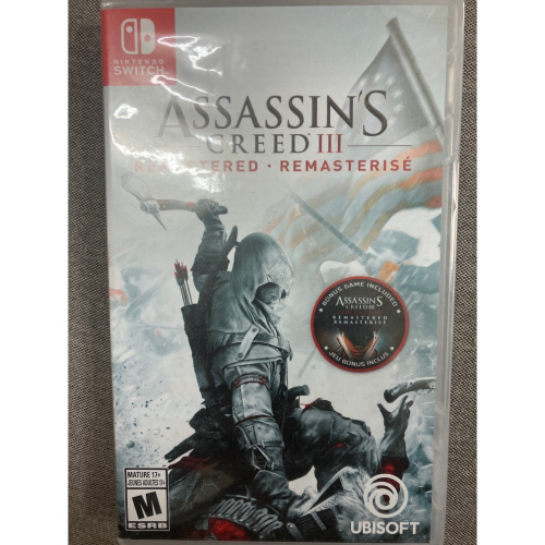 Nintendo Switch《刺客教條 3 重製版 Assassins Creed》二手 國際中文版