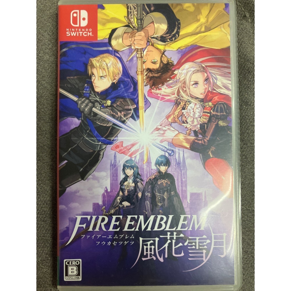 NS SWITCH 中古二手 風花雪月 聖火降魔錄-規格圖1