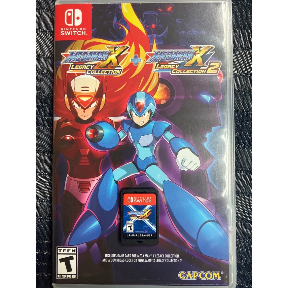 NS SWITCH 二手 洛克人ZX & 洛克人X+X2合輯 (X2序號還在）-規格圖1