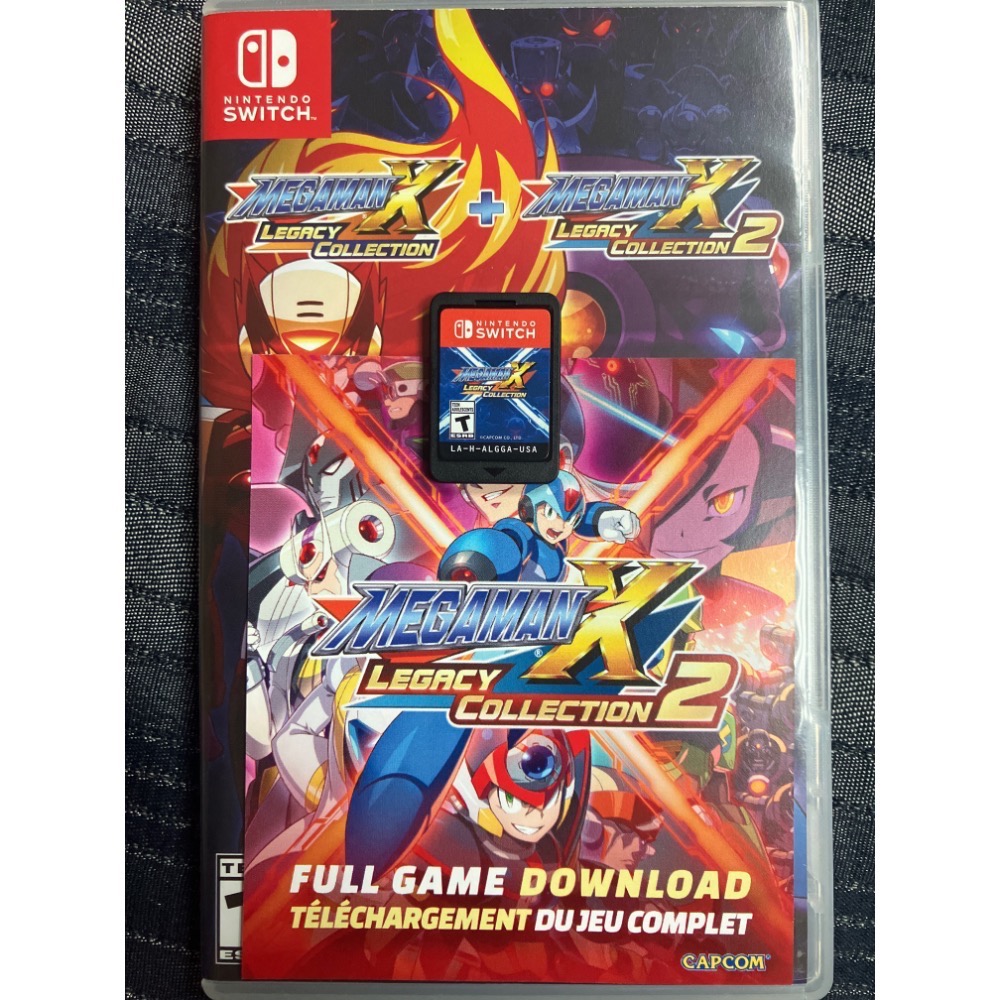 NS SWITCH 二手 洛克人ZX & 洛克人X+X2合輯 (X2序號還在）-規格圖1