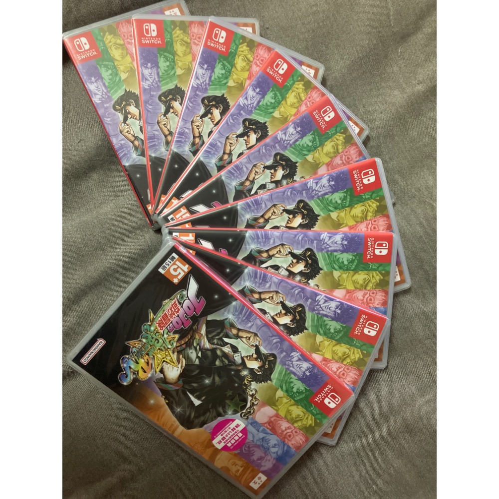 NS SWITCH JOJO的奇妙冒險 群星之戰 重製版 全新中文版未拆 & 中古二手遊戲片-細節圖2