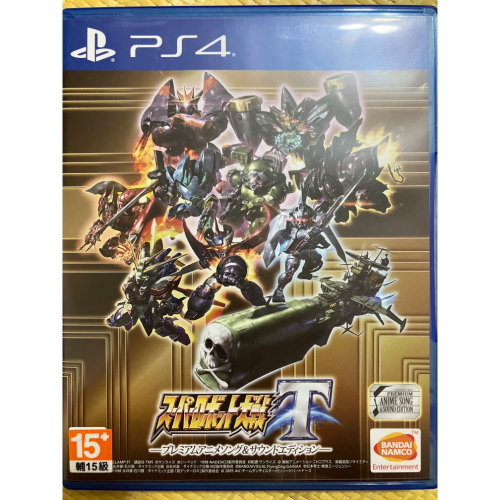 PS4 二手遊戲片 PS4 超級機器人大戰 T 期間限定版 收錄35首原聲配樂歌曲 日文版