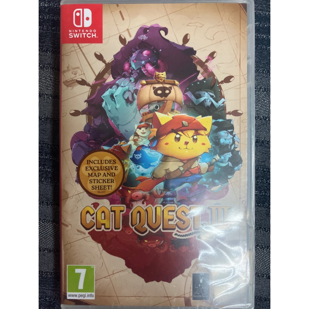 全新&二手 現貨 NS SWITCH 貓咪鬥惡龍 3 遊戲片 支援中-規格圖1