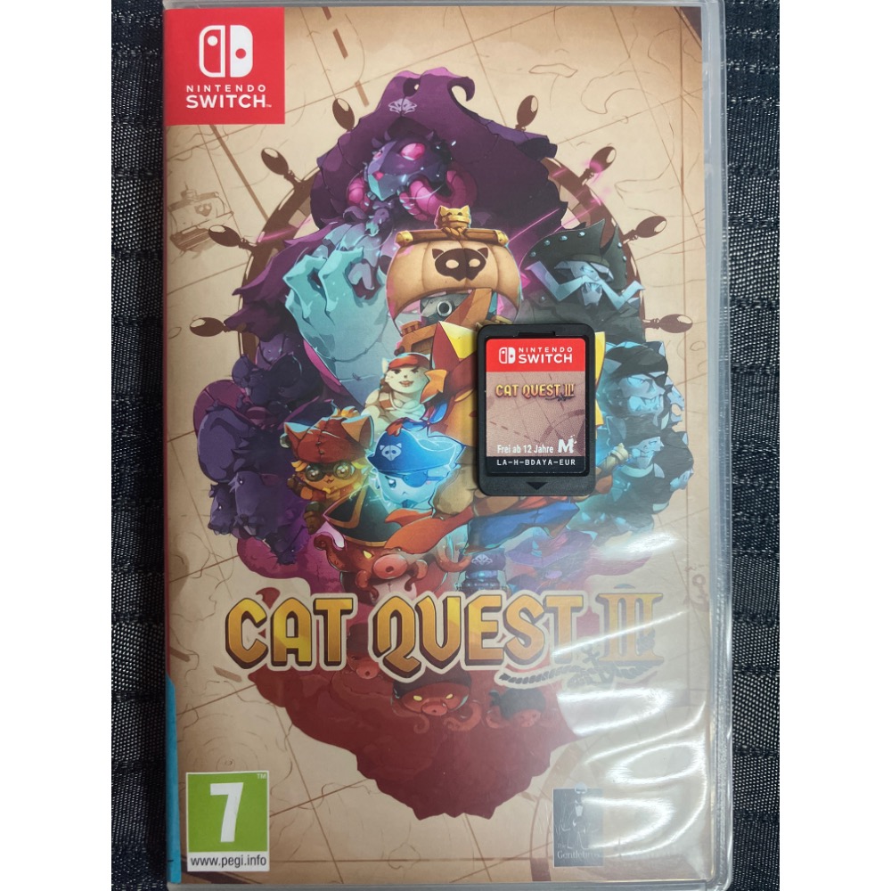 全新&二手 現貨 NS SWITCH 貓咪鬥惡龍 3 遊戲片 支援中-規格圖1