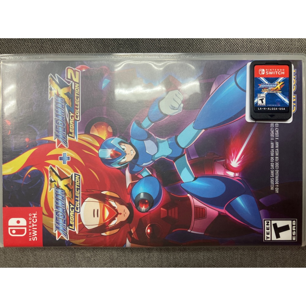 NS SWITCH 二手中古遊戲片 洛克人 X週年紀念合集-規格圖1