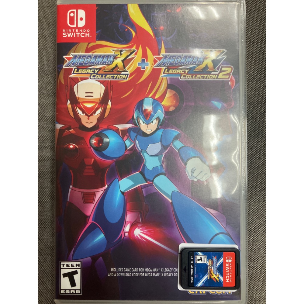 NS SWITCH 二手中古遊戲片 洛克人 X週年紀念合集-規格圖1